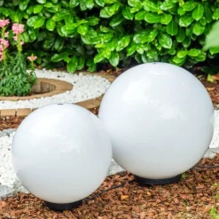 Set de boules lumineuses Miau Blanc, 2 lumières
