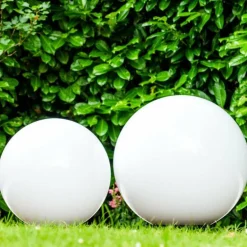 Set de boules lumineuses Miau Blanc, 2 lumières