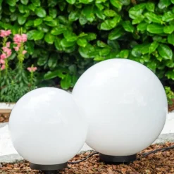 Set de boules lumineuses Miau Blanc, 2 lumières