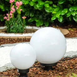 Set de boules lumineuses Miau Blanc, 2 lumières