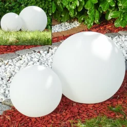 Set de boules lumineuses Arslev Blanc, 2 lumières