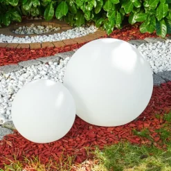 Set de boules lumineuses Arslev Blanc, 2 lumières