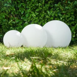 Set de boules lumineuses Arslev Blanc, 3 lumières