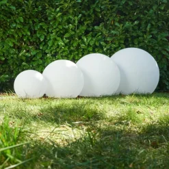 Set de boules lumineuses Arslev Blanc, 4 lumières