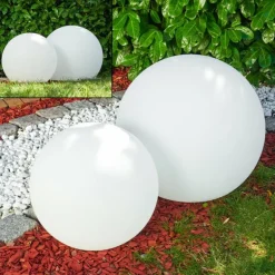 Set de boules lumineuses Arslev Blanc, 2 lumières