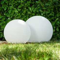 Set de boules lumineuses Arslev Blanc, 2 lumières
