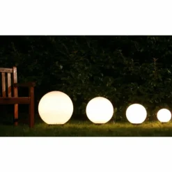 Set de boules lumineuses 20, 30, 40 et 50 cm Blanc, 4 lumières