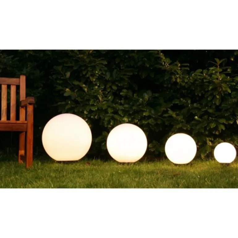 Set de boules lumineuses 20, 30, 40 et 50 cm Blanc, 4 lumières