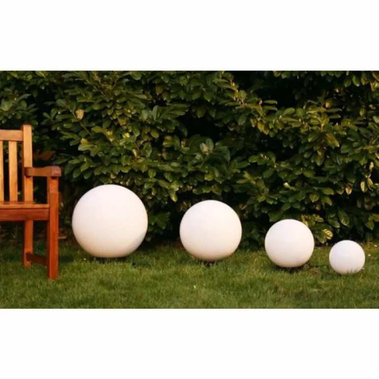 Set de boules lumineuses 20, 30, 40 et 50 cm Blanc, 4 lumières