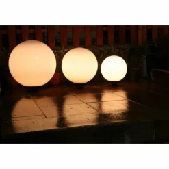 Set de boules lumineuses 30, 40 et 50 cm Blanc, 3 lumières