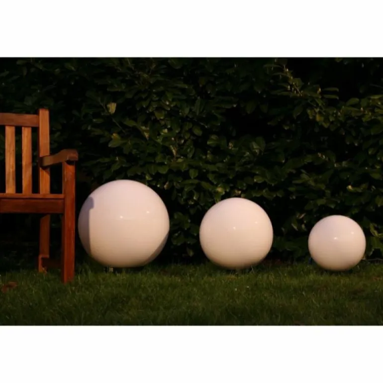Set de boules lumineuses 30, 40 et 50 cm Blanc, 3 lumières