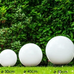Set de boules lumineuses Miau Blanc, 3 lumières