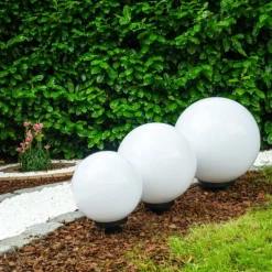 Set de boules lumineuses Miau Blanc, 3 lumières