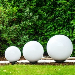 Set de boules lumineuses Miau Blanc, 3 lumières