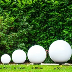 Set de boules lumineuses Miau Blanc, 4 lumières