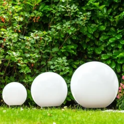 Set de boules lumineuses Miau Blanc, 3 lumières