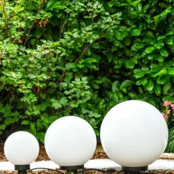 Set de boules lumineuses Miau Blanc, 3 lumières