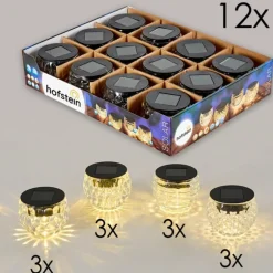 Set de lampes solaires Benson LED Noir, 1 lumière