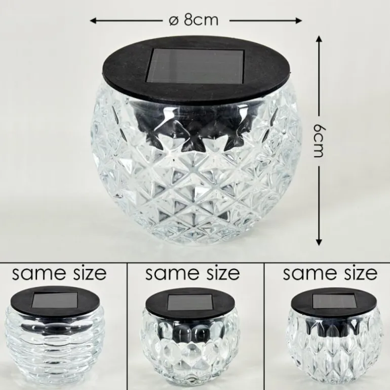 Set de lampes solaires Benson LED Noir, 1 lumière