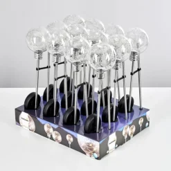 Set de lampes solaires Hilda LED Chrome, 20 lumières