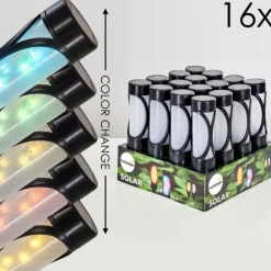 Set de lampes solaires Lakeland LED Noir, 1 lumière