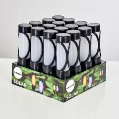 Set de lampes solaires Lakeland LED Noir, 1 lumière