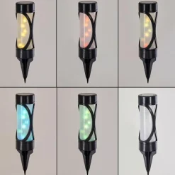 Set de lampes solaires Lakeland LED Noir, 1 lumière