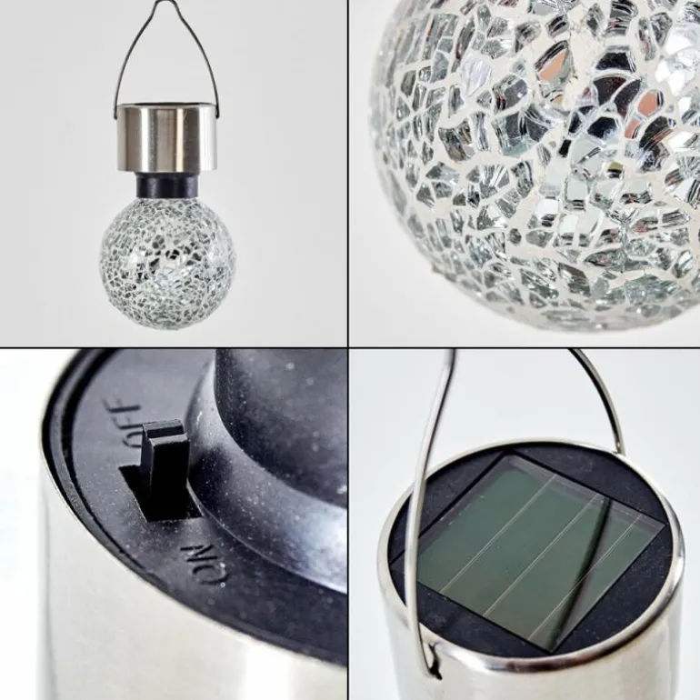 Set de lampes solaires Ledoux Acier inoxydable, 1 lumière