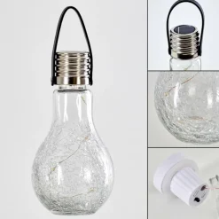 Set de lampes solaires Tian LED Argenté, 1 lumière