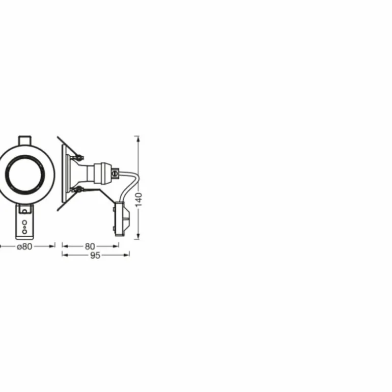Set Spot encastrable au plafond Luminaires Ledvance LED Nickel mat, 5 lumières