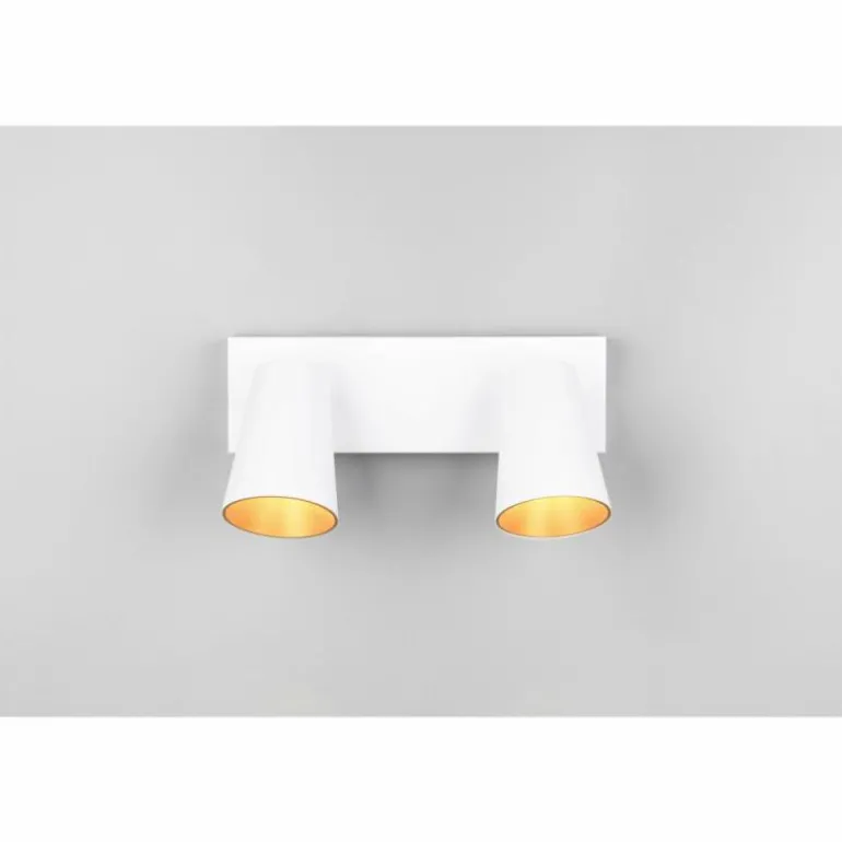 Sharp Spot de plafond Luminaires Trio Blanc, 2 lumières