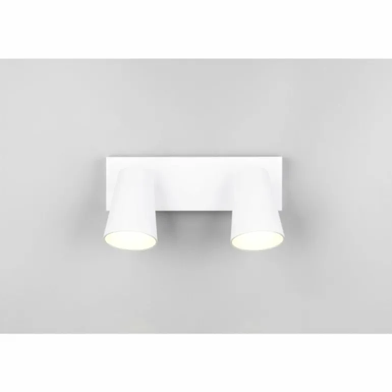 Sharp Spot de plafond Luminaires Trio Blanc, 2 lumières