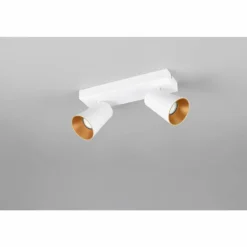 Sharp Spot de plafond Luminaires Trio Blanc, 2 lumières