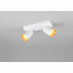 Sharp Spot de plafond Luminaires Trio Blanc, 2 lumières