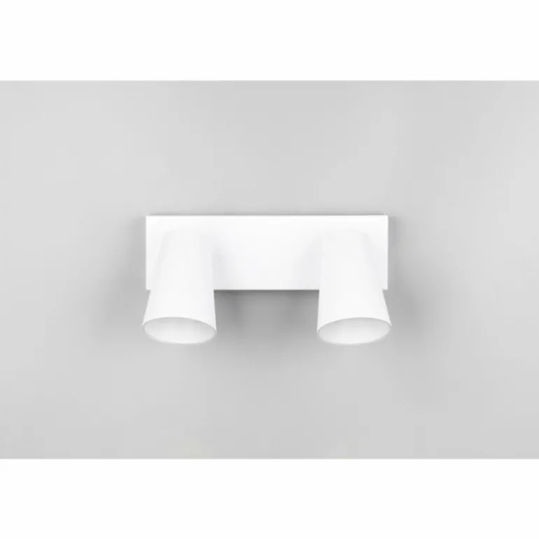 Sharp Spot de plafond Luminaires Trio Blanc, 2 lumières