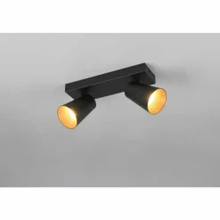Sharp Spot de plafond Luminaires Trio Noir, 2 lumières