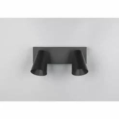 Sharp Spot de plafond Luminaires Trio Noir, 2 lumières