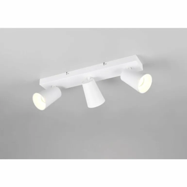 Sharp Spot de plafond Luminaires Trio Blanc, 3 lumières
