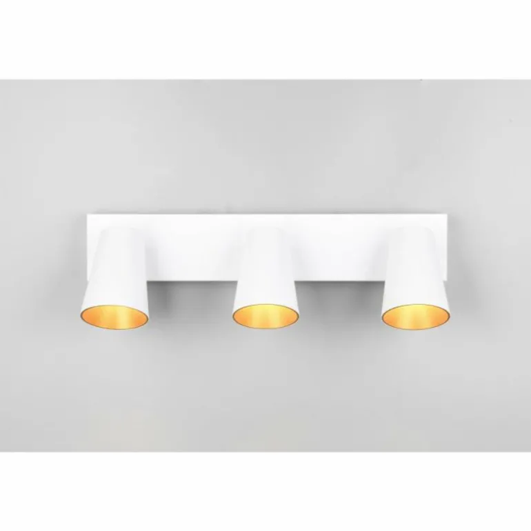 Sharp Spot de plafond Luminaires Trio Blanc, 3 lumières