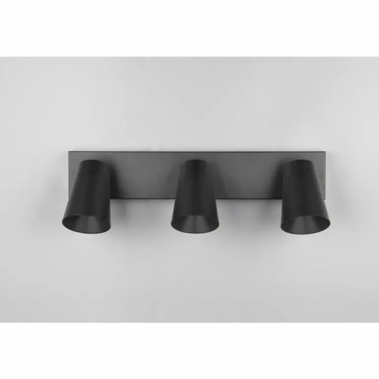 Sharp Spot de plafond Luminaires Trio Noir, 3 lumières