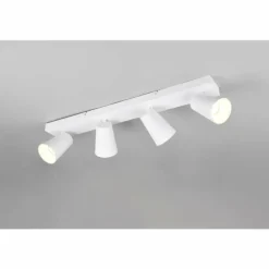 Sharp Spot de plafond Luminaires Trio Blanc, 4 lumières