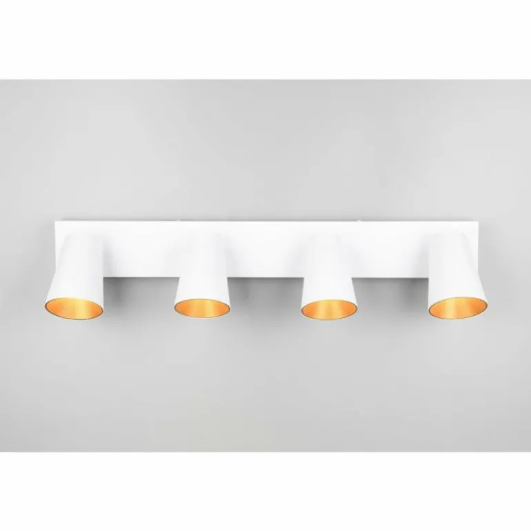 Sharp Spot de plafond Luminaires Trio Blanc, 4 lumières