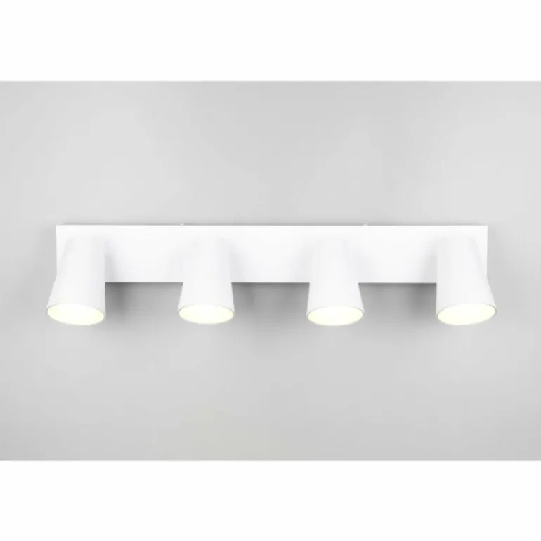 Sharp Spot de plafond Luminaires Trio Blanc, 4 lumières