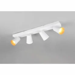 Sharp Spot de plafond Luminaires Trio Blanc, 4 lumières