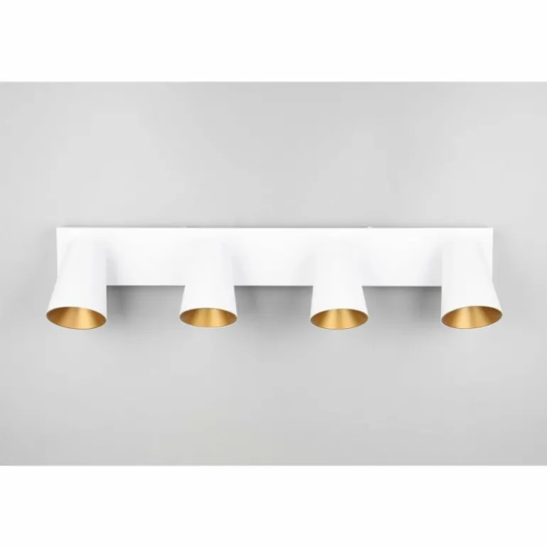Sharp Spot de plafond Luminaires Trio Blanc, 4 lumières