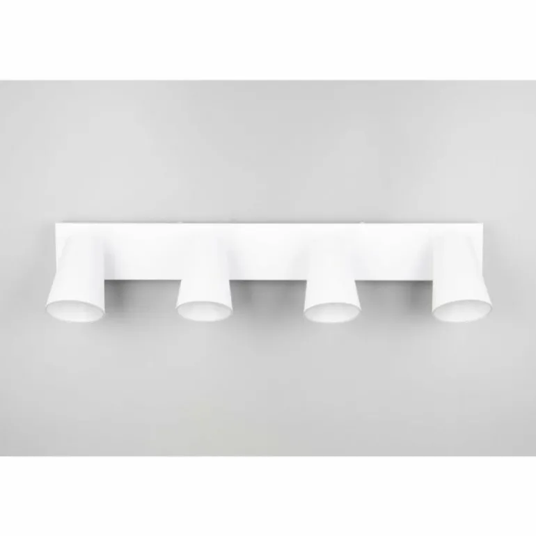 Sharp Spot de plafond Luminaires Trio Blanc, 4 lumières