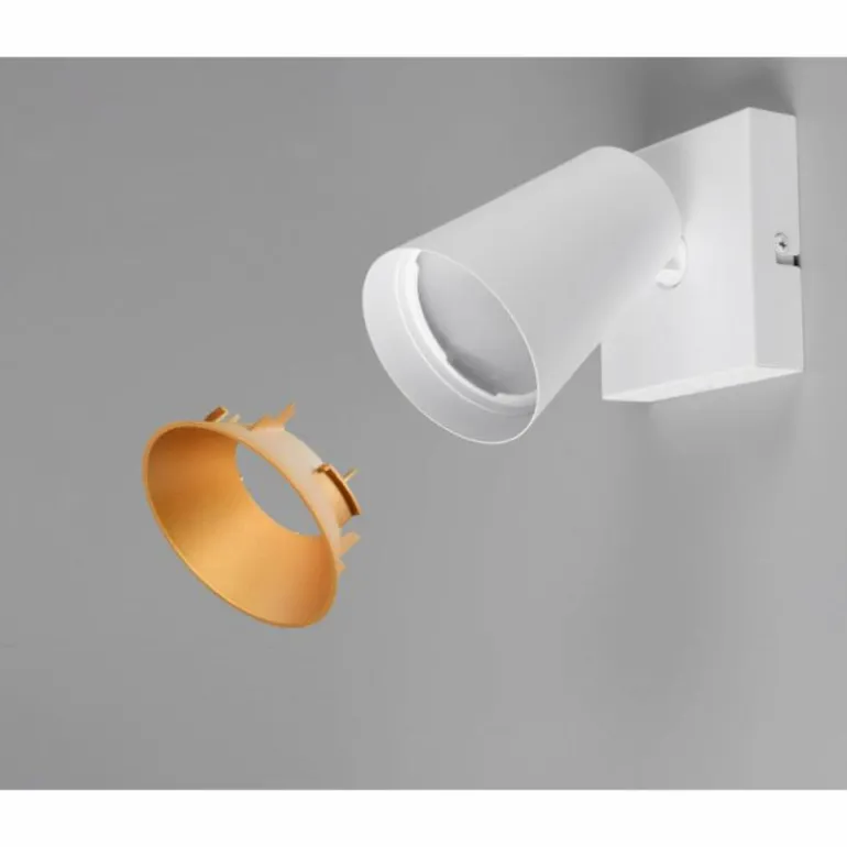 Sharp Spot de plafond Luminaires Trio Blanc, 1 lumière