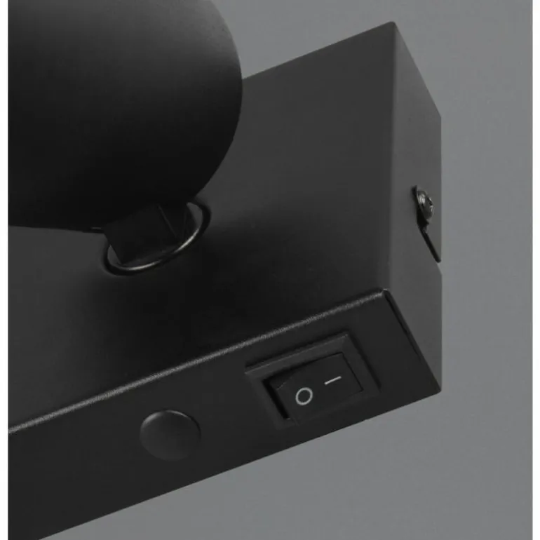 Sharp Spot de plafond Luminaires Trio Noir, 1 lumière