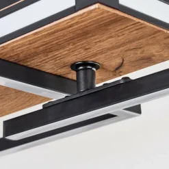 Sigersvik Plafonnier LED Écru, Noir, 1 lumière