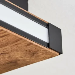 Sigersvik Plafonnier LED Écru, Noir, 1 lumière